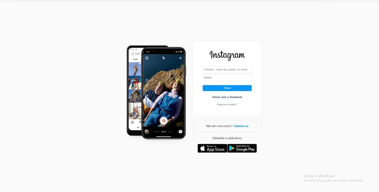Imagen Login Instagram